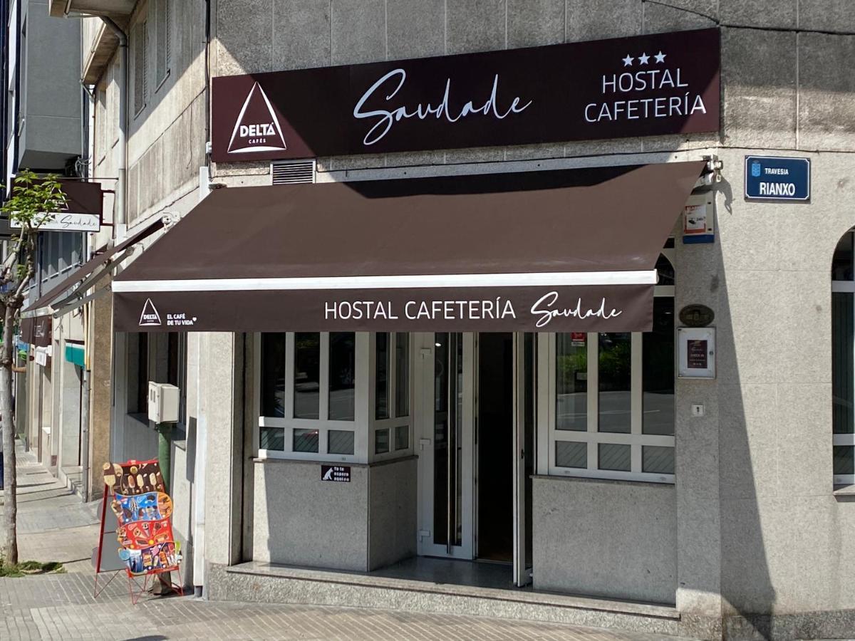 Saudade Hostal Cafeteria Ла Коруня Екстериор снимка