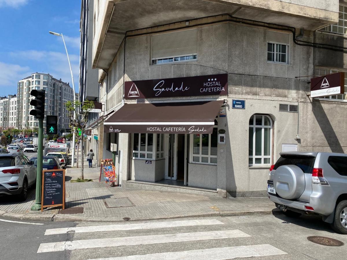 Saudade Hostal Cafeteria Ла Коруня Екстериор снимка